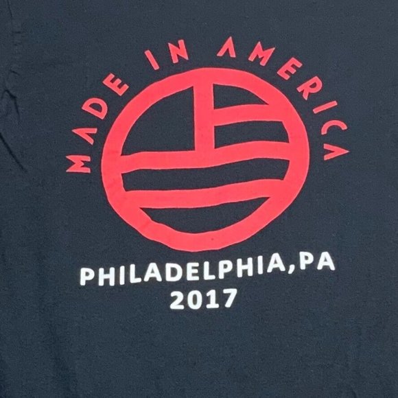 Chainsmokers T Shirt Mens Medium Concert Jay Z Made in America Band Tour Black - Picture 6 of 10